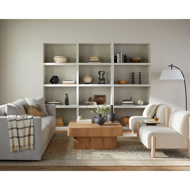 Surya Arquette Modern Natural Oak Coffee Table