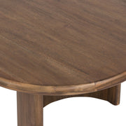 Four Hands Paden Oval Coffee Table 51” ~ Seasoned Brown Acacia Wood Finish