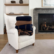Kashwere Ultra Plush Navy Signature Solid Throw Blanket