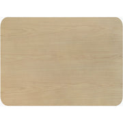 Surya Valdo Modern Natural Oak and Brass Coffee Table