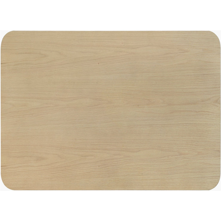 Surya Valdo Modern Natural Oak and Brass Coffee Table