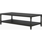 Surya Vansaar Modern Black Oak Coffee Table