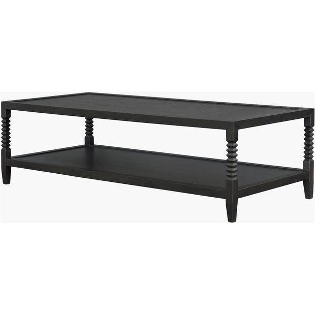 Surya Vansaar Modern Black Oak Coffee Table