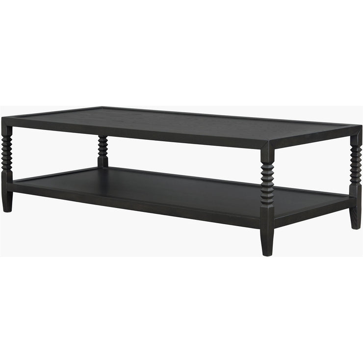 Surya Vansaar Modern Black Oak Coffee Table