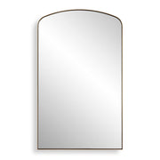 Uttermost Tordera Brass Sleek Steel Framed Arch Mirror