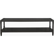 Surya Vansaar Modern Black Oak Coffee Table