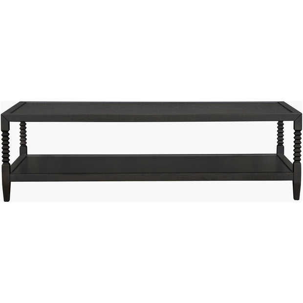Surya Vansaar Modern Black Oak Coffee Table