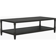 Surya Vansaar Modern Black Oak Coffee Table