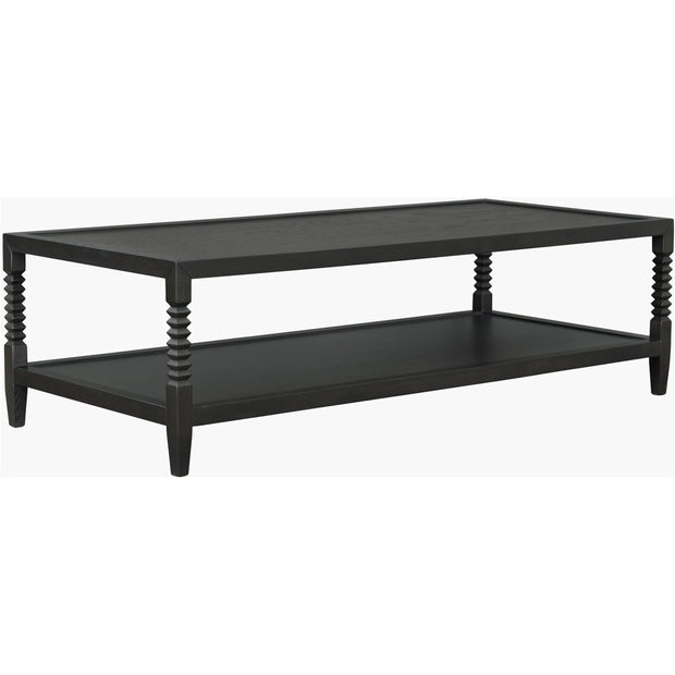 Surya Vansaar Modern Black Oak Coffee Table