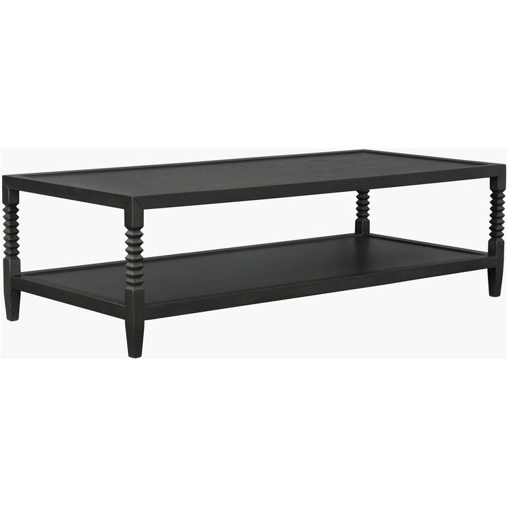 Surya Vansaar Modern Black Oak Coffee Table