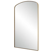 Uttermost Tordera Brass Sleek Steel Framed Arch Mirror
