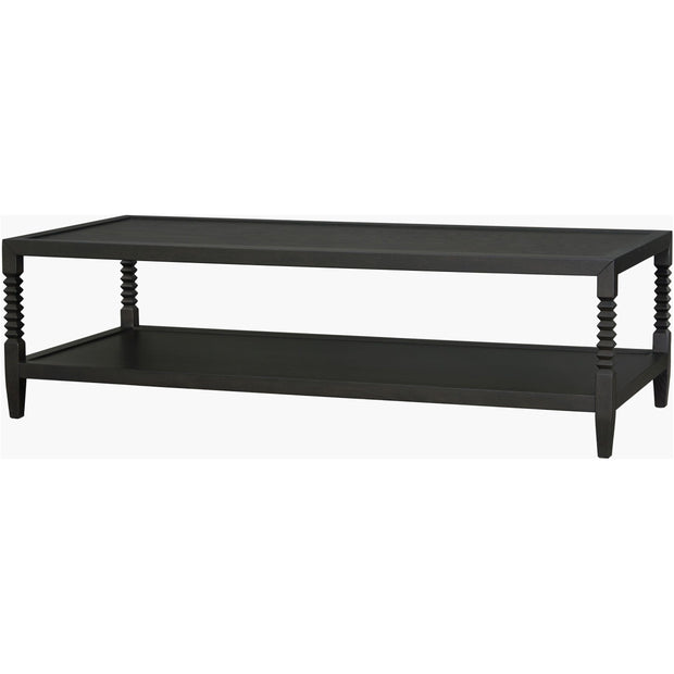 Surya Vansaar Modern Black Oak Coffee Table