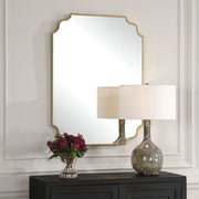 Uttermost Lennyn Antique Gold Leaf Traditional Mirror