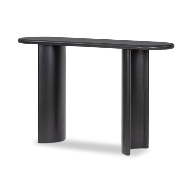 Four Hands Paden Console Table ~ Aged Black Acacia Wood Finish