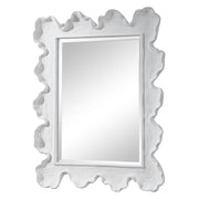 Uttermost Sea Coral Matte White Mirror