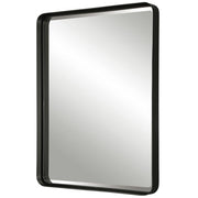 Uttermost Crofton Sleek Satin Black Mirror