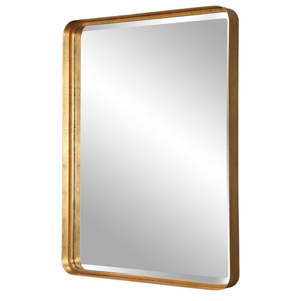 Uttermost Crofton Antique Brass Mirror