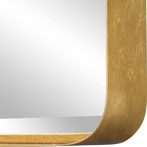 Uttermost Crofton Antique Brass Mirror