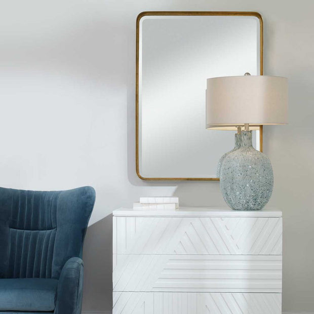 Uttermost Crofton Antique Brass Mirror