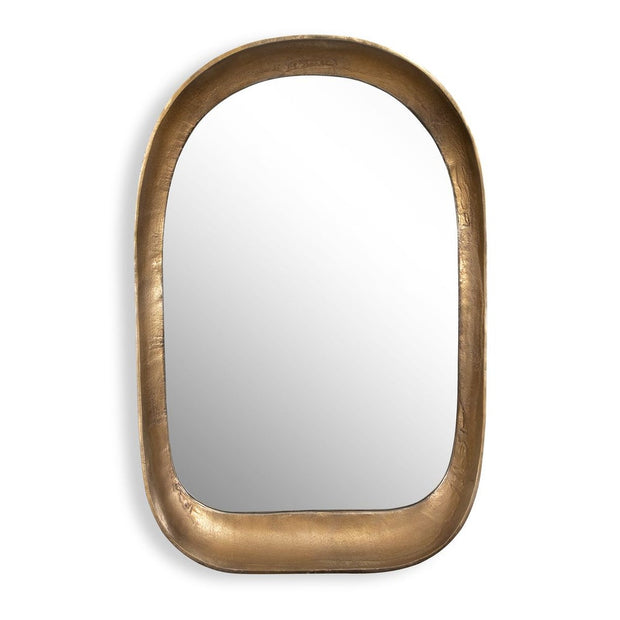 Uttermost Bradano Arch Antique Brass Mirror