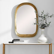 Uttermost Bradano Arch Antique Brass Mirror