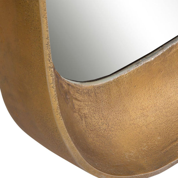 Uttermost Bradano Arch Antique Brass Mirror