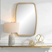 Uttermost Tiki Wooden Wrapped Rattan Mirror