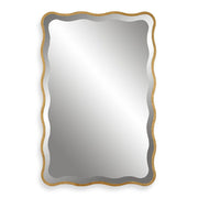 Uttermost Aneta Antique Gold Scalloped Edge Mirror