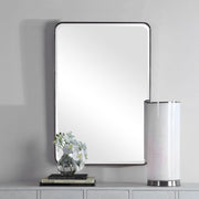 Uttermost Aramis Distressed Silver Leaf Rectangular Mirror