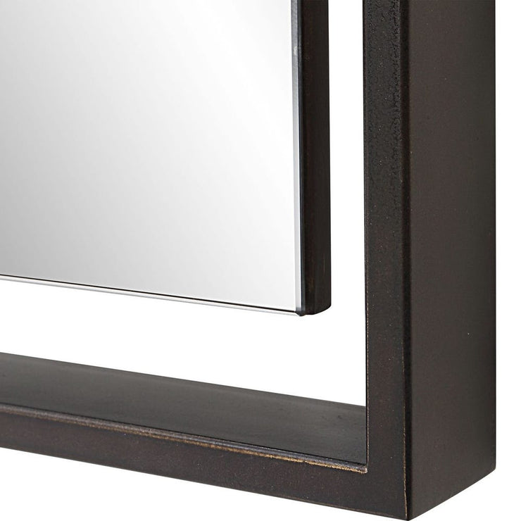 Uttermost Egon Iron Framed Bronze Mirror