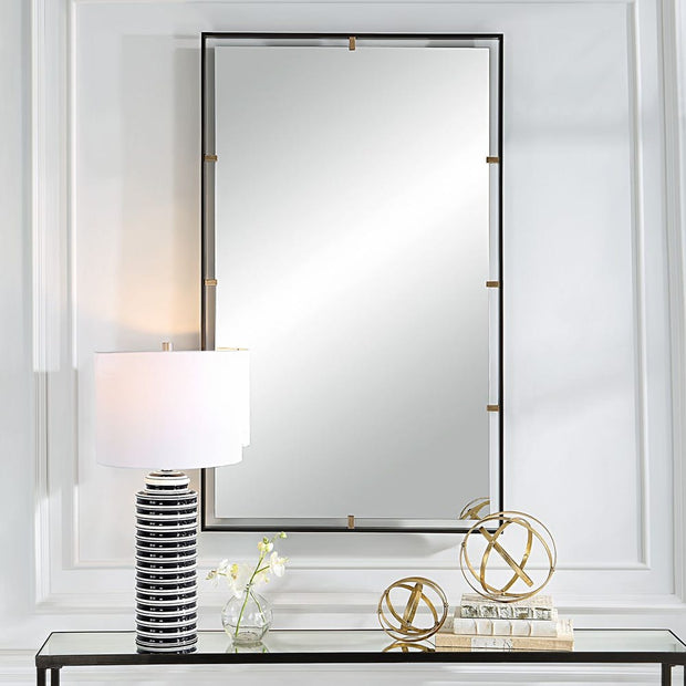 Uttermost Egon Iron Framed Bronze Mirror