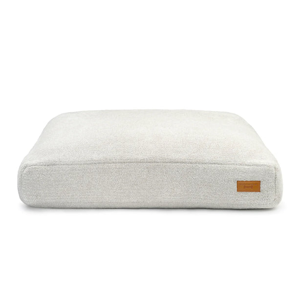 Kashwere Pet Pillow Bed ~ Heathered Kash-Cozy Ivory & Oyster Fleck Available in 2 Sizes