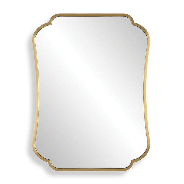 Uttermost Athena Stainless Steel Framed Mirror