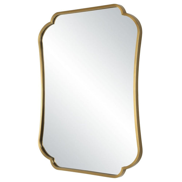 Uttermost Athena Stainless Steel Framed Mirror