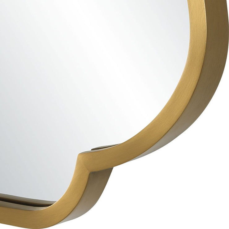 Uttermost Athena Stainless Steel Framed Mirror