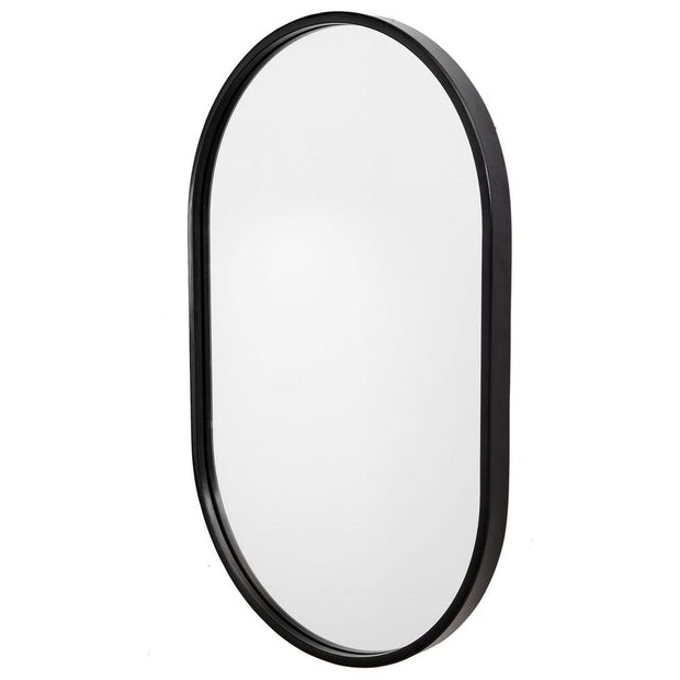 Uttermost Varina Sleek Satin Black Mirror