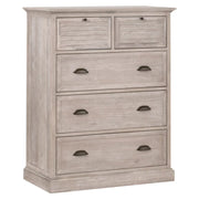 Essentials For Living Eden 5-Drawer High Chest~ Natural Gray Acacia