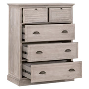 Essentials For Living Eden 5-Drawer High Chest~ Natural Gray Acacia