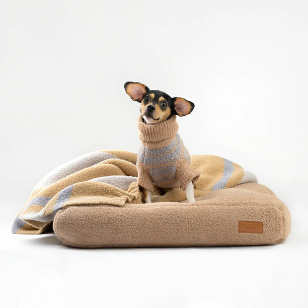 Kashwere Pet Blanket ~ Woodrow Striped Kash-Cozy Throw