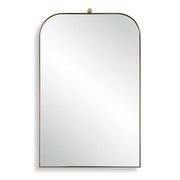 Uttermost Cassidy Stainless Steel Brass Arch Mirror
