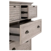 Essentials For Living Eden 5-Drawer High Chest~ Natural Gray Acacia