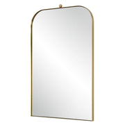Uttermost Cassidy Stainless Steel Brass Arch Mirror