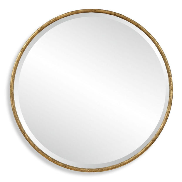 Uttermost Sutton Antique Gold Round Mirror