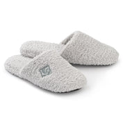 Kashwere Plush Soapstone Closed Toe Spa Slippers