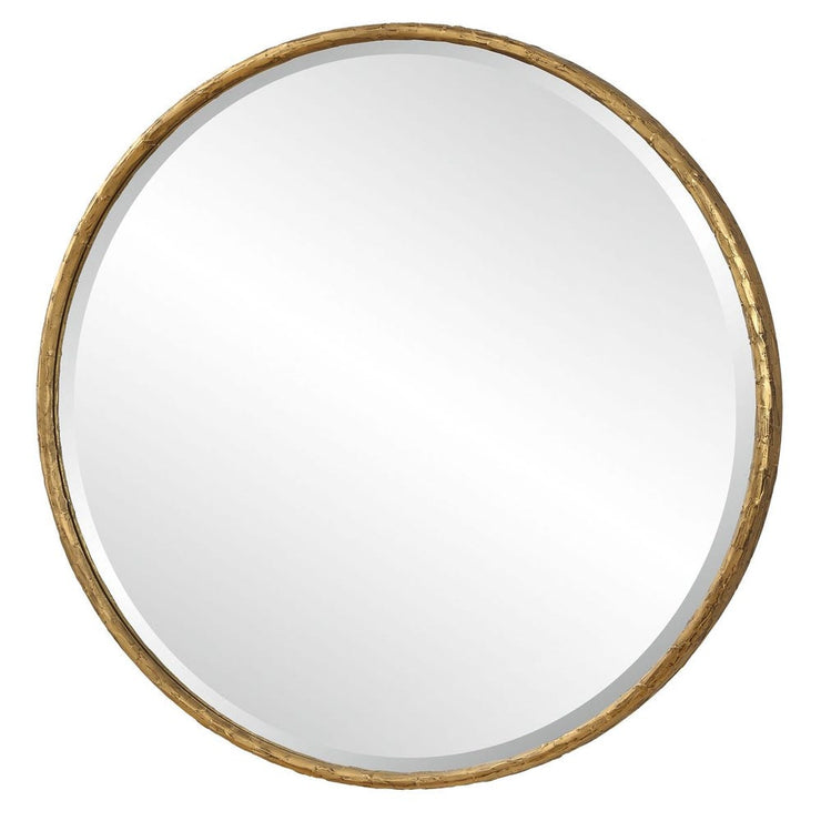 Uttermost Sutton Antique Gold Round Mirror