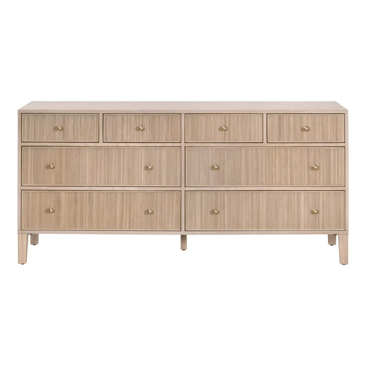 Essentials For Living Highland 8-Drawer Double Dresser~ Natural Oak