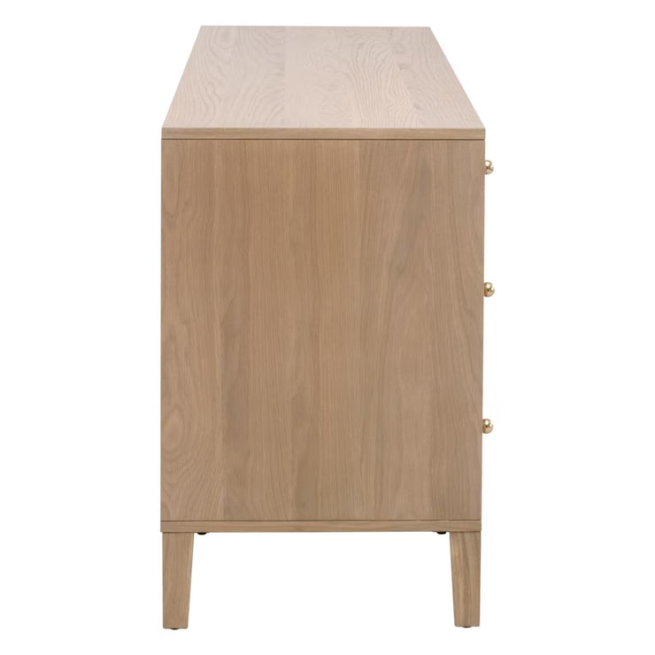 Essentials For Living Highland 8-Drawer Double Dresser~ Natural Oak