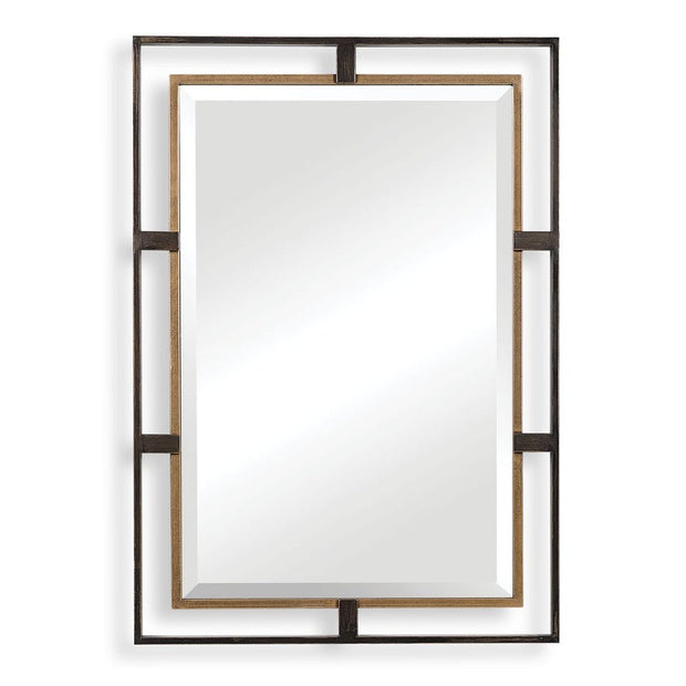 Uttermost Carrizo Rustic Bronze Iron Mirror