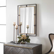 Uttermost Carrizo Rustic Bronze Iron Mirror