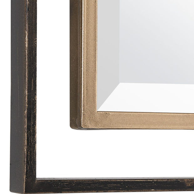 Uttermost Carrizo Rustic Bronze Iron Mirror